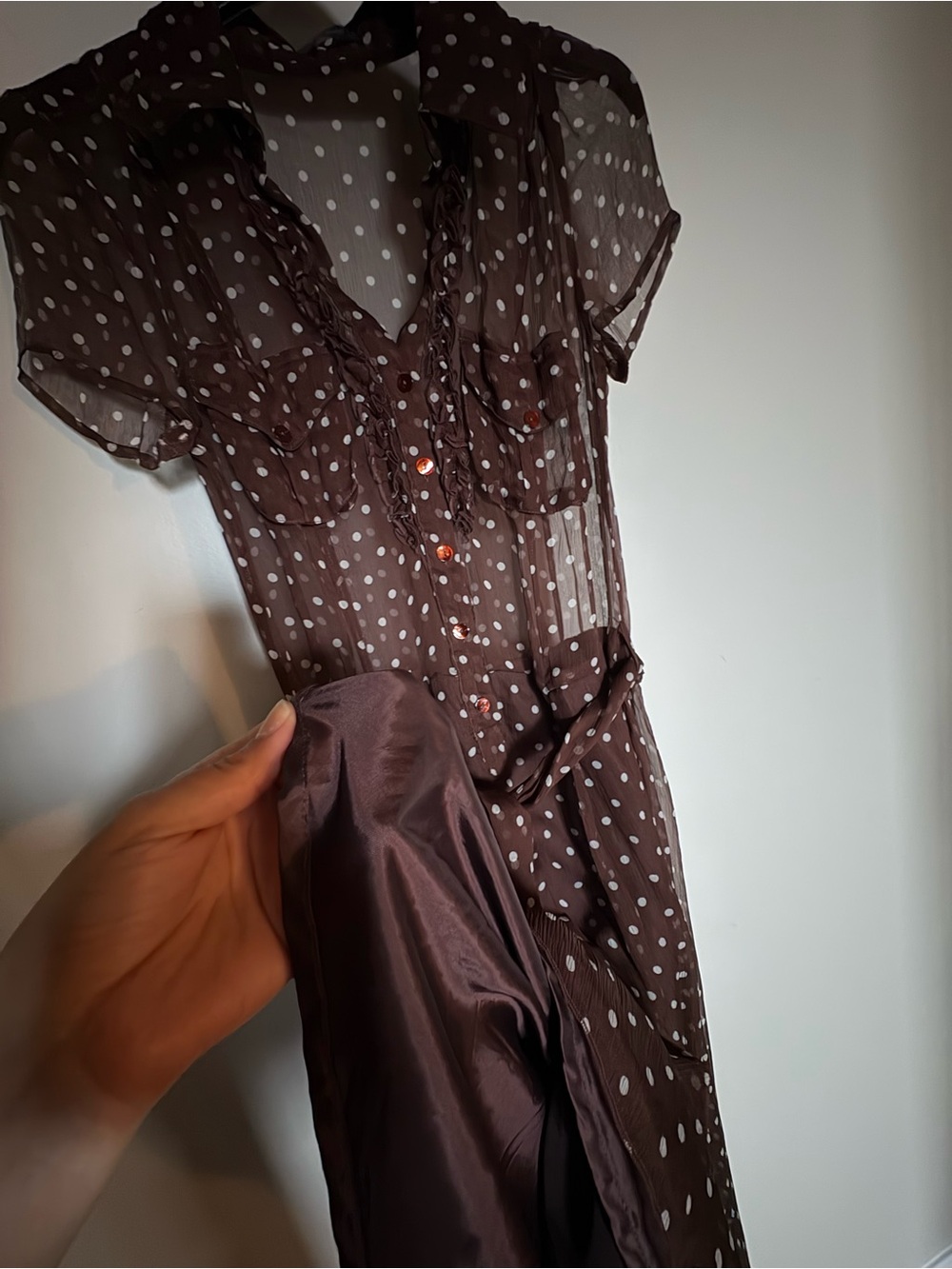 Sinequanone dress 100% silk brand new hand washable